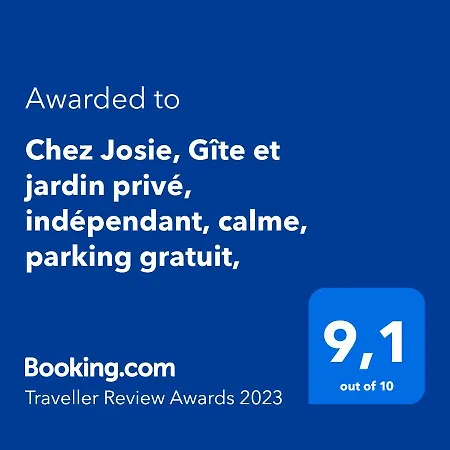 Holiday home Chez Josie, Independant, Jardin Prive, Calme, Parking Gratuit,